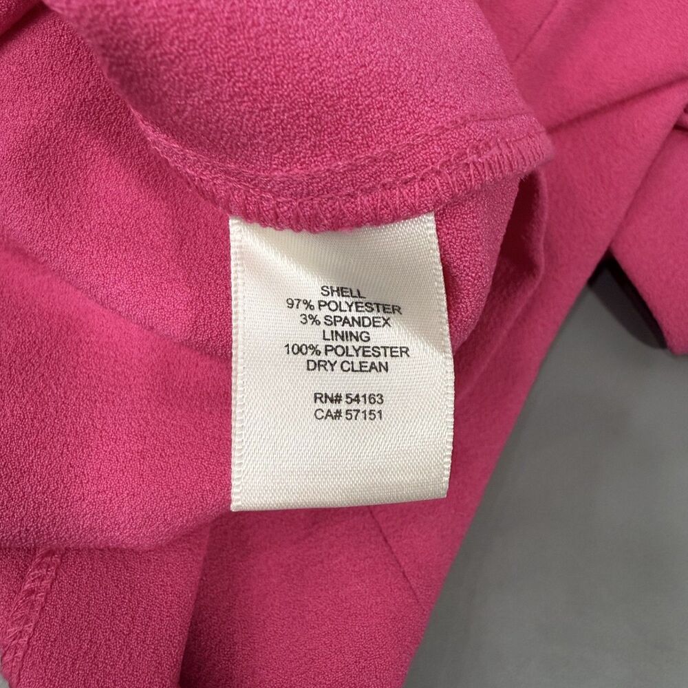 Eliza J Women's Size 8 Bright Pink Sleeveless Fit & Flare Knee Length Dress NWT - Picture 6 of 7